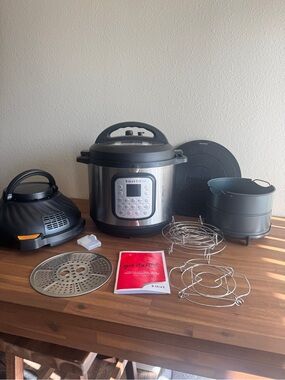 Instant Pot Duo Crisp 11-in-1 Air Fryer Pressure Cooker 8 Quart Kitchen Tools